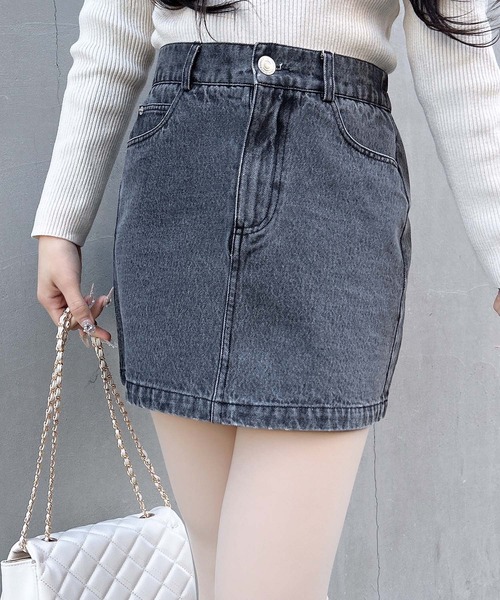 INGNI（イング）の「バックリボンデニムタイトスカート（デニムスカート・レディース・ブルー/グレー・FREE）」の15枚目の写真