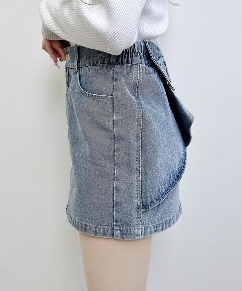 INGNI（イング）の「バックリボンデニムタイトスカート（デニムスカート・レディース・ブルー/グレー・FREE）」の21枚目の写真
