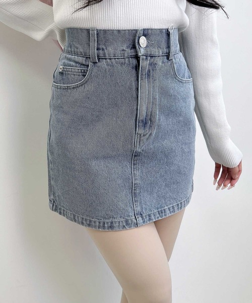 INGNI（イング）の「バックリボンデニムタイトスカート（デニムスカート・レディース・ブルー/グレー・FREE）」の22枚目の写真
