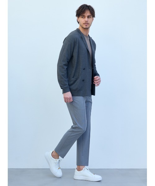 AOURE(アウール)の「PT MALPENSA 4SEASONS ピンヘッド(スラックス・メンズ・ダークブルー/ライトグレー/グレー・LARGE/MEDIUM/X-LARGE/SMALL/X-SMALL)」の6枚目の写真