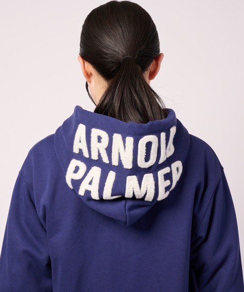 Arnold Palmer(アーノルドパーマー)の「シェア フードロゴ スウェット フルジップパーカー(パーカー・レディース・コーラル/グレー/ネイビー・XS/S/M/L/LL)」の21枚目の写真