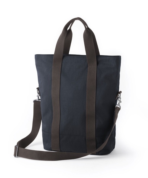 MUJI Labo(ムジラボ)の「〔MUJI Labo〕撥水2WAYバッグ(トートバッグ・メンズ・ダークネイビー/カーキ・FREE)」の2枚目の写真