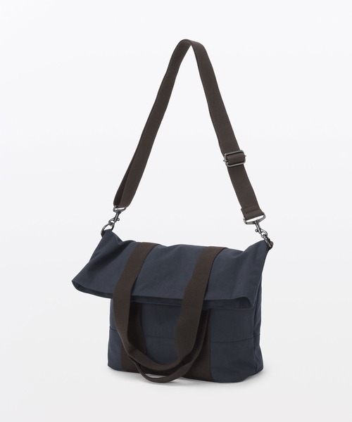 MUJI Labo(ムジラボ)の「〔MUJI Labo〕撥水2WAYバッグ(トートバッグ・メンズ・ダークネイビー/カーキ・FREE)」の18枚目の写真