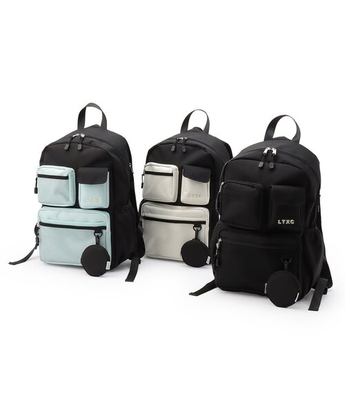 LOVETOXIC（ラブトキシック）の「【LTXC】ポーチツキ22Lリュック（バックパック/リュック・キッズ・ブラック/アイボリー/ミント・F）」の18枚目の写真