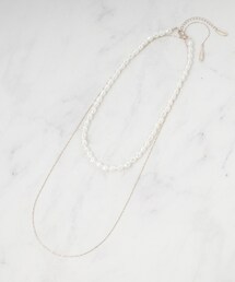 SHOO・LA・RUE | 【3WAY】フェイクパールネックレス(ネックレス)