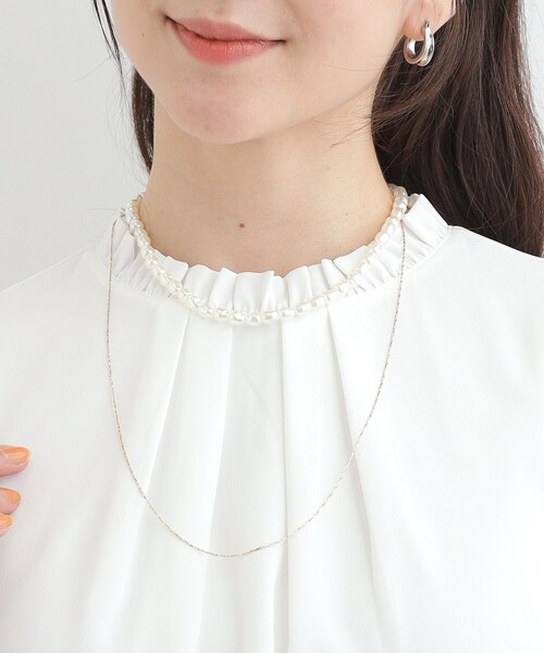 SHOO・LA・RUE(シューラルー)の「【3WAY】フェイクパールネックレス(ネックレス・レディース・シルバー/ゴールド/ピンクゴールド・00)」の10枚目の写真