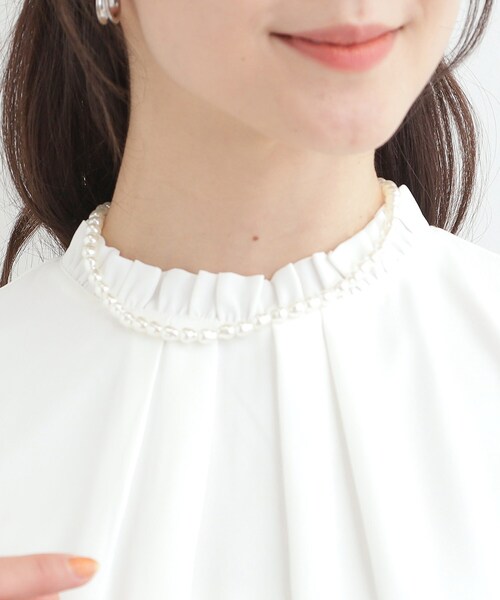 SHOO・LA・RUE(シューラルー)の「【3WAY】フェイクパールネックレス(ネックレス・レディース・シルバー/ゴールド/ピンクゴールド・00)」の5枚目の写真