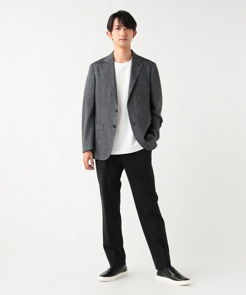 BEAMS HEART(ビームスハート)の「【5/21値下げ】ジャージプリント 2ボタン ジャケット(テーラードジャケット・メンズ・ネイビー/グレー・SMALL/MEDIUM/LARGE/X-LARGE)」の12枚目の写真