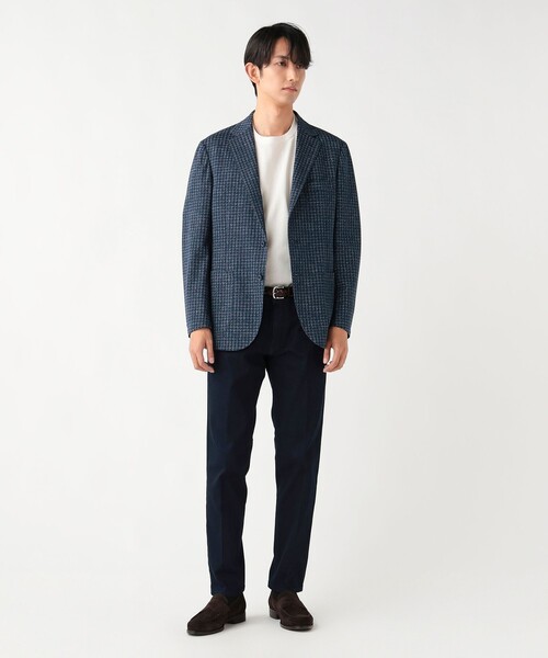 BEAMS HEART(ビームスハート)の「【5/21値下げ】ジャージプリント 2ボタン ジャケット(テーラードジャケット・メンズ・ネイビー/グレー・SMALL/MEDIUM/LARGE/X-LARGE)」の15枚目の写真