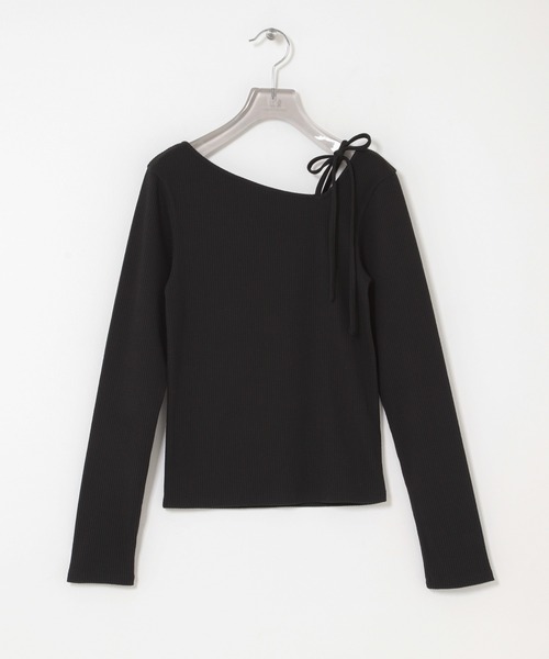 URBAN RESEARCH（アーバンリサーチ）の「カットアウトリボントップス（Tシャツ/カットソー・レディース・ブラック/ブルー系その他/グレー・FREE）」の8枚目の写真