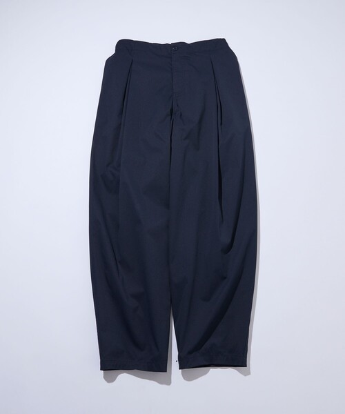 FREAK'S STORE(フリークスストア)の「限定展開 Easy Care Fabric ワイドシルエット ポリチノクロス ダブルタック スラックス/吸水速乾/UVカット(スラックス・メンズ・チャコールグレー/ブラック/ベージュ/ネイビー/オリーブ・SMALL/MEDIUM/LARGE)」の19枚目の写真