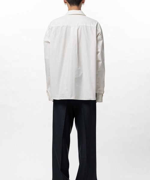 In・stru(men-tal).(インストルメンタル)の「【in・stru(men-tal).】HIGH DENSITY OX LS SHIRTS(シャツ/ブラウス・メンズ・ホワイト/ブラック・48/46/44)」の5枚目の写真