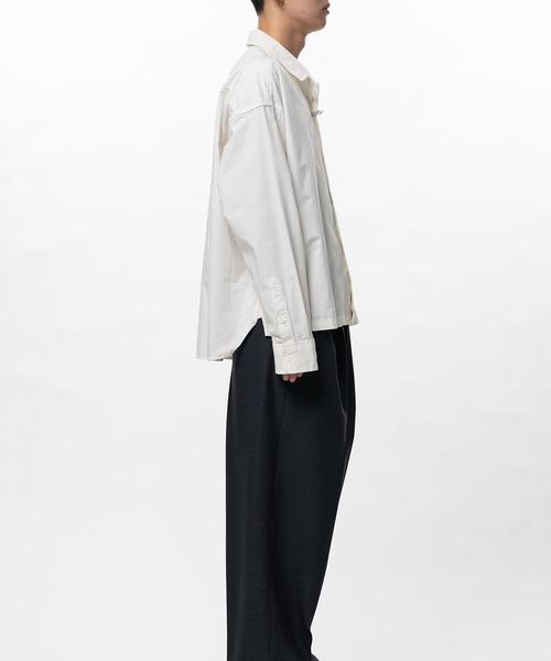 In・stru(men-tal).(インストルメンタル)の「【in・stru(men-tal).】HIGH DENSITY OX LS SHIRTS(シャツ/ブラウス・メンズ・ホワイト/ブラック・48/46/44)」の6枚目の写真