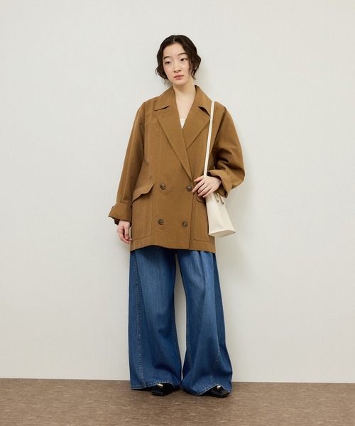 ADAM ET ROPE'（アダムエロペ）の「メタルモチーフフラットシューズ（パンプス・レディース・ブラック/クリーム・24.5/24/23.5/23）」の4枚目の写真