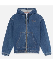 Timberland（ティンバーランド）の「デニム フル ジップ フーデッド ボンバー ユニセックス（MA-1）」