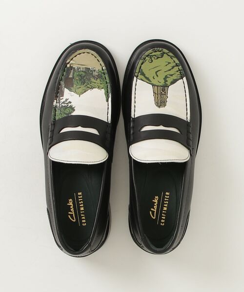 Clarks（クラークス）の「CraftJames Lo / クラフトジェームスロー (ブラックインタレストレザー)（ローファー・メンズ・ブラック・UK7/UK7.5/UK8/UK8.5/UK9/UK9.5/UK10/UK6/UK6.5）」の2枚目の写真