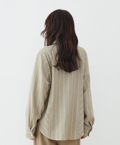 UNITED TOKYO(ユナイテッドトウキョウ)の「【新作】コーナーチップボウタイシャツ|ウォッシャブル/オケージョン/オフィスカジュアル/タイ付き/春服(シャツ/ブラウス・レディース・グレー/ベージュ/アイボリー・FREE)」の18枚目の写真