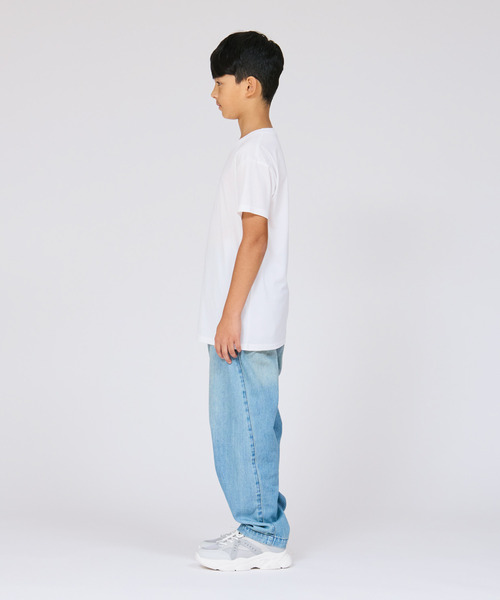 HANES（ヘインズ）の「【Hanes/ヘインズ】キッズ 【2枚組】Hanes MOVES スクエアメッシュ クルーネックTシャツ（Tシャツ/カットソー・キッズ・ホワイト/ブラック・130/140/150/160）」の13枚目の写真