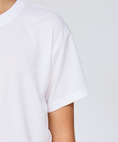 HANES（ヘインズ）の「【Hanes/ヘインズ】キッズ 【2枚組】Hanes MOVES スクエアメッシュ クルーネックTシャツ（Tシャツ/カットソー・キッズ・ホワイト/ブラック・130/140/150/160）」の9枚目の写真