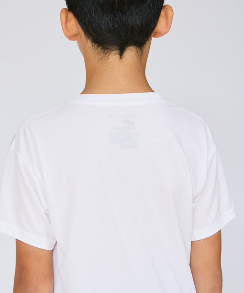 HANES（ヘインズ）の「【Hanes/ヘインズ】キッズ 【2枚組】Hanes MOVES スクエアメッシュ クルーネックTシャツ（Tシャツ/カットソー・キッズ・ホワイト/ブラック・130/140/150/160）」の11枚目の写真
