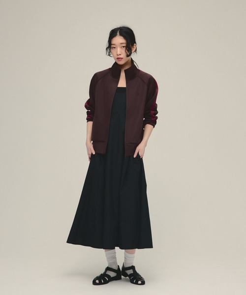 eL(エル)の「【eL】2Line Jersey/645142(ブルゾン・レディース・ネイビー系/ブラウン系その他・FREE)」の7枚目の写真