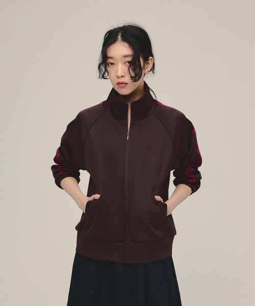 eL(エル)の「【eL】2Line Jersey/645142(ブルゾン・レディース・ネイビー系/ブラウン系その他・FREE)」の8枚目の写真