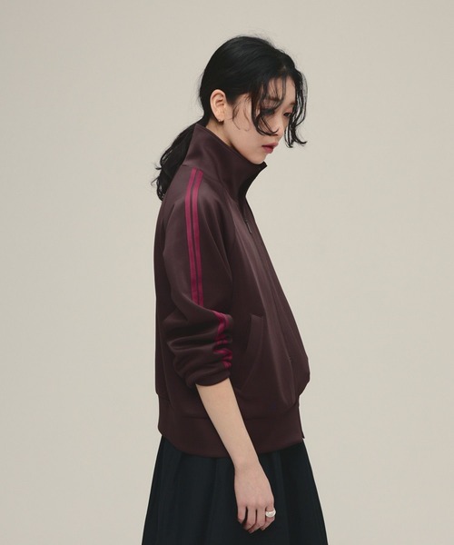 eL(エル)の「【eL】2Line Jersey/645142(ブルゾン・レディース・ネイビー系/ブラウン系その他・FREE)」の9枚目の写真