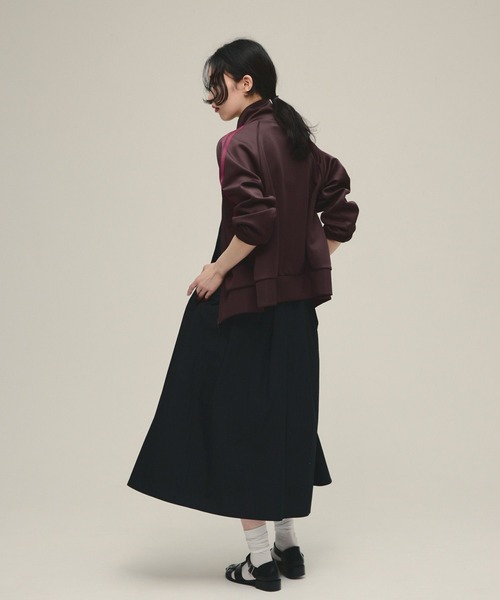 eL(エル)の「【eL】2Line Jersey/645142(ブルゾン・レディース・ネイビー系/ブラウン系その他・FREE)」の10枚目の写真