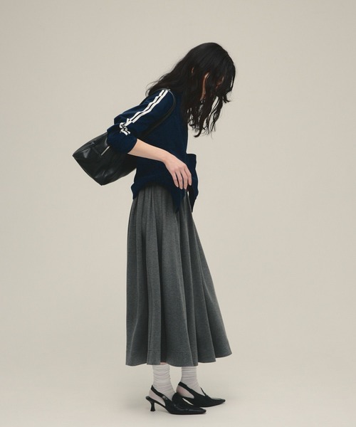 eL(エル)の「【eL】2Line Jersey/645142(ブルゾン・レディース・ネイビー系/ブラウン系その他・FREE)」の14枚目の写真