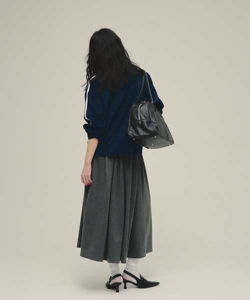 eL(エル)の「【eL】2Line Jersey/645142(ブルゾン・レディース・ネイビー系/ブラウン系その他・FREE)」の15枚目の写真