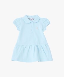 ベビー "b." ロゴ 刺繍 コットン 半袖 ワンピース&ブルマ セット "Heart"