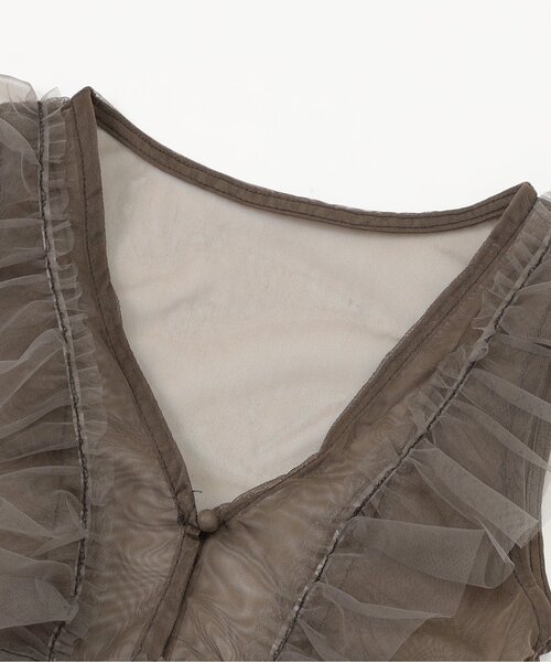 F.O.KIDS（エフオーキッズ）の「2PチュールベストセットTee_ジュニア対応（Tシャツ/カットソー・キッズ・アイボリー/チャコール・130/120/110/100/80/140/90）」の8枚目の写真