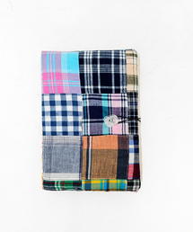 SONNETOFNIGHT（ソネットオブナイト）の「パッチワークチェックパターンフリーサイズブックカバー（ポーチ）」