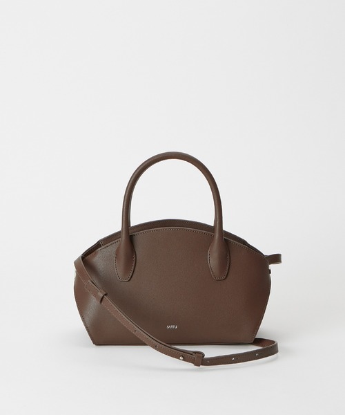 allureville(アルアバイル)の「【SARTU(サルトゥ)】KIE MINI トートバッグ(ショルダーバッグ・レディース・ダークブラウン/ホワイト系その他・FREE)」の4枚目の写真
