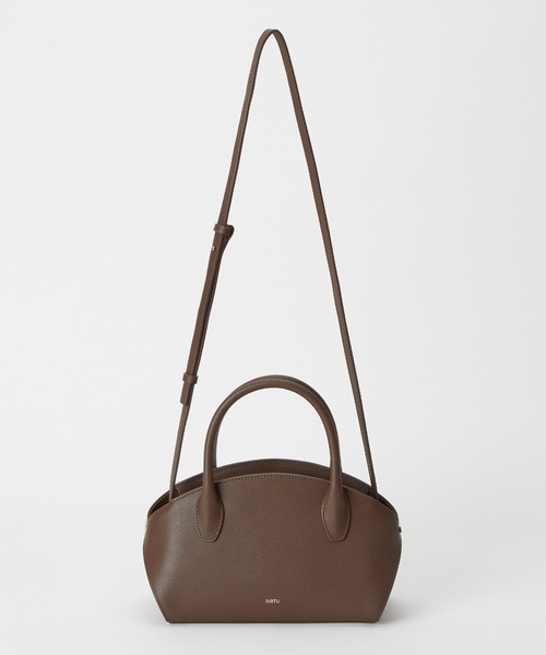 allureville(アルアバイル)の「【SARTU(サルトゥ)】KIE MINI トートバッグ(ショルダーバッグ・レディース・ダークブラウン/ホワイト系その他・FREE)」の6枚目の写真