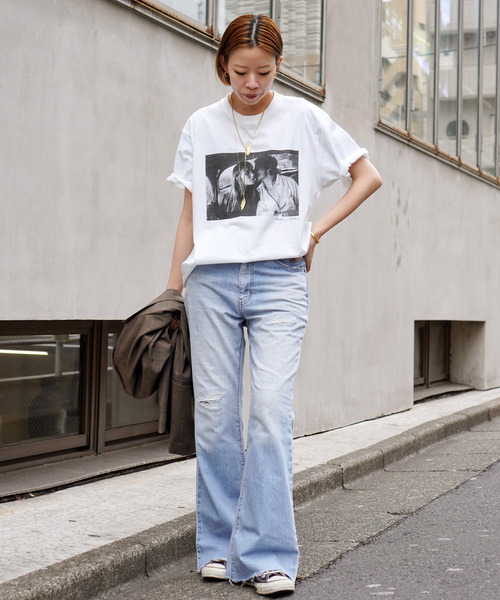 Couture d'adam(クチュールドアダム)の「【COUTURE D'ADAM/クチュールドアダム】Jane&Serge T-Shirt(Tシャツ/カットソー・レディース・ホワイト・FREE)」の3枚目の写真