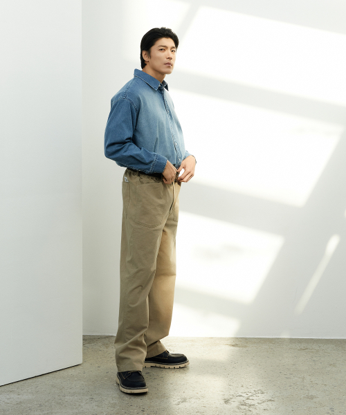 BOOVOOM（ブーブーム）の「[ビッグサイズ]ヴィンテージグレインベイカーパンツ（その他パンツ・メンズ・Beige/カーキ・XL/XXL/XXXL）」の14枚目の写真