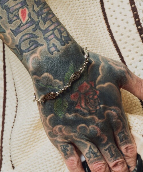 Subciety(サブサエティ)の「Paisley chain bracelet(ブレスレット・メンズ・シルバー・FREE)」の22枚目の写真