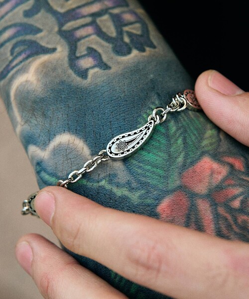 Subciety(サブサエティ)の「Paisley chain bracelet(ブレスレット・メンズ・シルバー・FREE)」の19枚目の写真