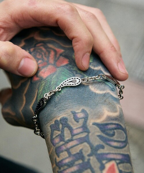 Subciety(サブサエティ)の「Paisley chain bracelet(ブレスレット・メンズ・シルバー・FREE)」の20枚目の写真