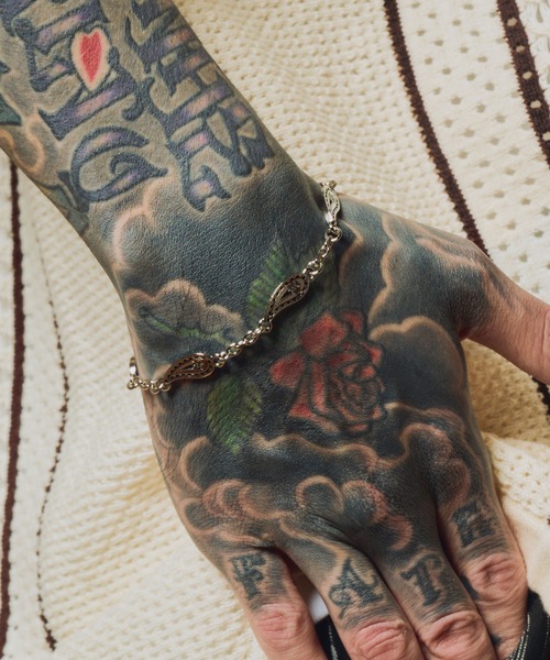 Subciety（サブサエティ）の「Paisley chain bracelet（ブレスレット・メンズ・シルバー・FREE）」の11枚目の写真