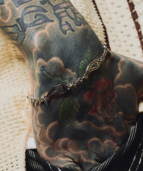 Subciety（サブサエティ）の「Paisley chain bracelet（ブレスレット・メンズ・シルバー・FREE）」の12枚目の写真