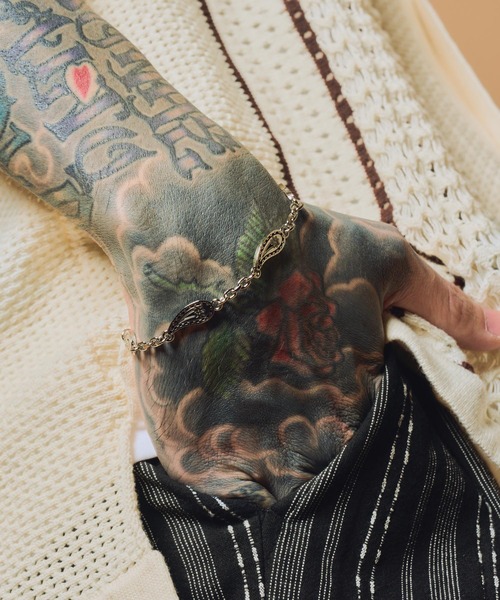 Subciety（サブサエティ）の「Paisley chain bracelet（ブレスレット・メンズ・シルバー・FREE）」の13枚目の写真