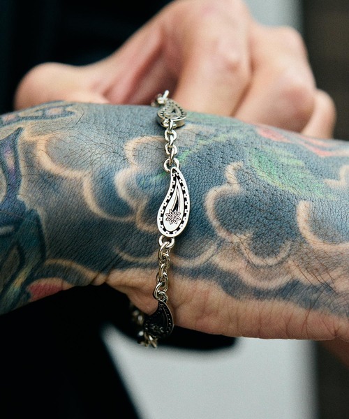 Subciety（サブサエティ）の「Paisley chain bracelet（ブレスレット・メンズ・シルバー・FREE）」の7枚目の写真