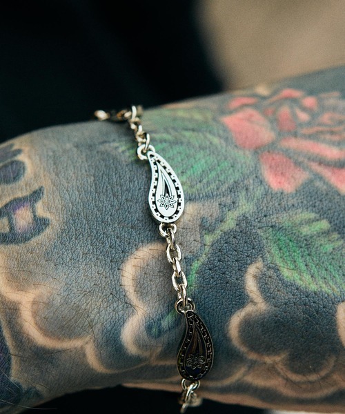 Subciety（サブサエティ）の「Paisley chain bracelet（ブレスレット・メンズ・シルバー・FREE）」の8枚目の写真