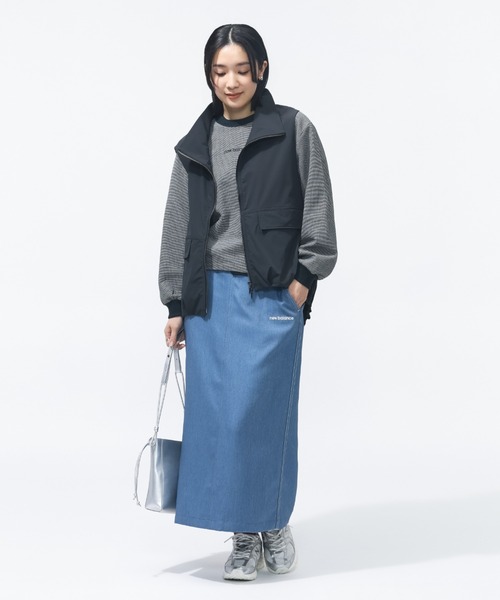 NEW BALANCE（ニューバランス）の「【別注】ニューバランス New Balance ウーブンスタンドネックベスト 限定コラボ（ベスト・レディース・オフホワイト/ブラック・L/M）」の5枚目の写真