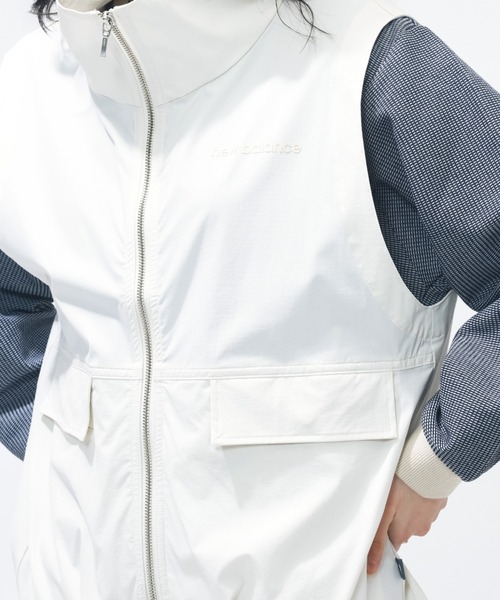 NEW BALANCE（ニューバランス）の「【別注】ニューバランス New Balance ウーブンスタンドネックベスト 限定コラボ（ベスト・レディース・オフホワイト/ブラック・L/M）」の15枚目の写真