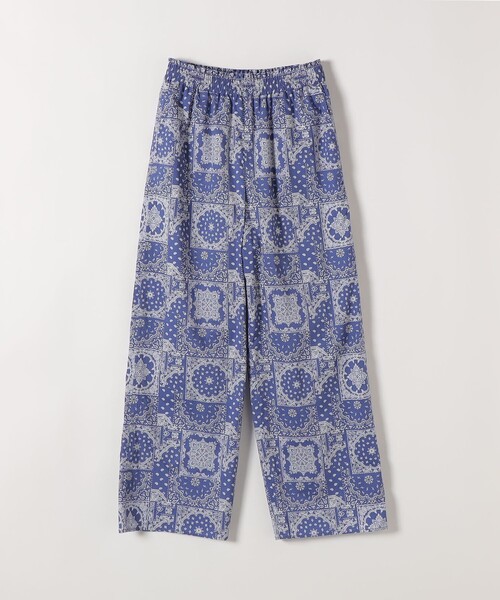 SHIPS any(シップス エニィ)の「SHIPS any:〈洗濯機可能〉バンダナ プリント イージー ワイド パンツ(デニムパンツ・レディース・ブラック/ブルー・ONE SIZE)」の15枚目の写真