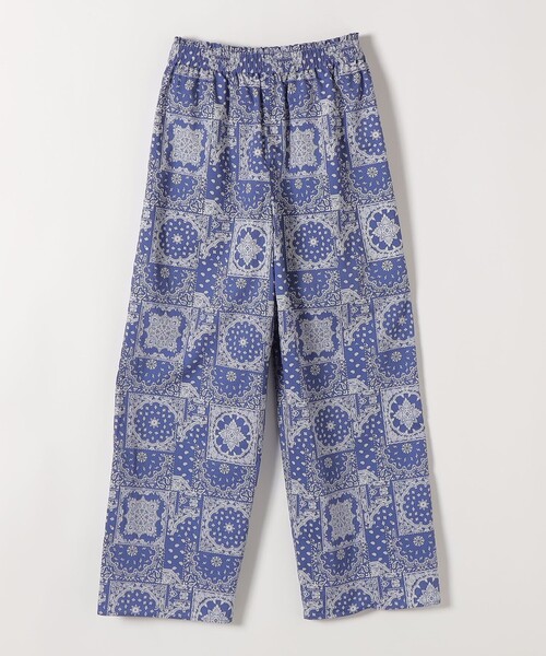 SHIPS any(シップス エニィ)の「SHIPS any:〈洗濯機可能〉バンダナ プリント イージー ワイド パンツ(デニムパンツ・レディース・ブラック/ブルー・ONE SIZE)」の19枚目の写真