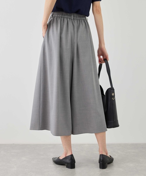 ROPE' PICNIC（ロペピクニック）の「カナパ ガウチョ パンツ セットアップ 対応 UV 抗菌防臭 接触冷感（その他パンツ・レディース・グレー/ネイビー/ベージュ/ダークブラウン・L/M/S）」の10枚目の写真